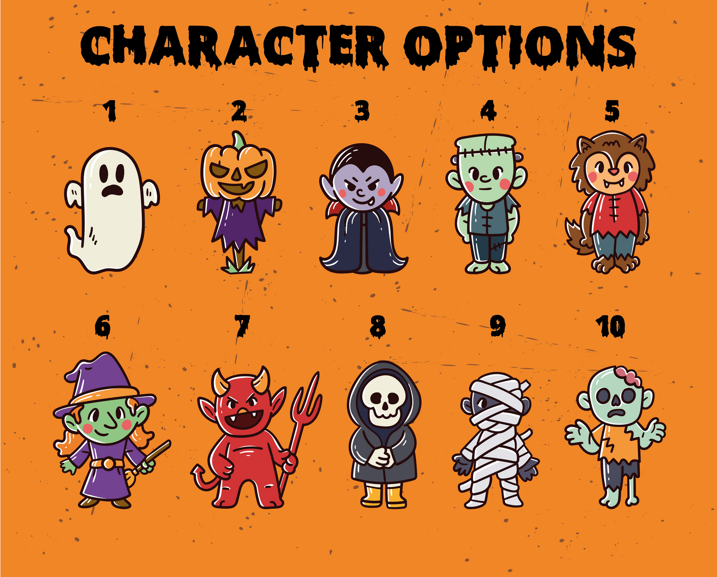 Halloween Monster Family